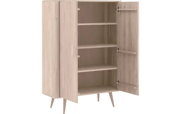 Goossens opbergkast bjarte wit eiken - 8203362-04