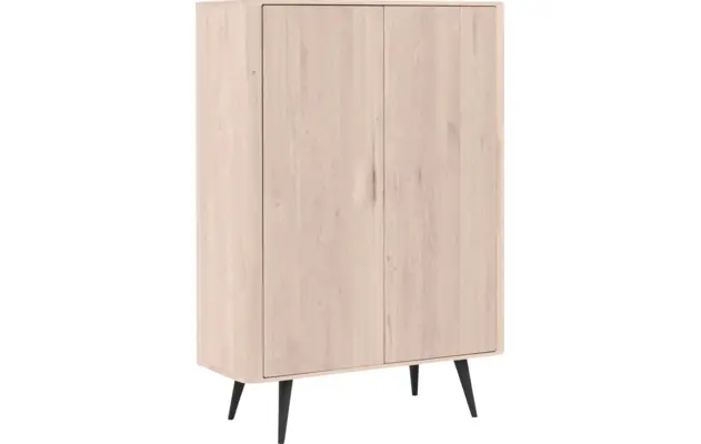 Goossens opbergkast bjarte wit eiken - 8203364-02
