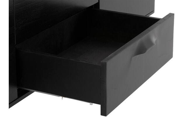 Goossens dressoir bjarte zwart eiken - 8203405-06