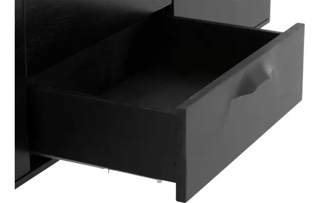 Goossens dressoir bjarte zwart eiken - 8203405-06