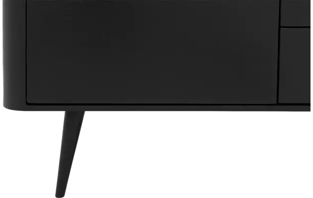 Goossens dressoir bjarte zwart eiken - 8203405-08