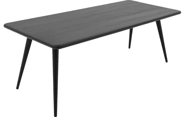 Goossens eettafel bjarte zwart eiken - 8203408-03