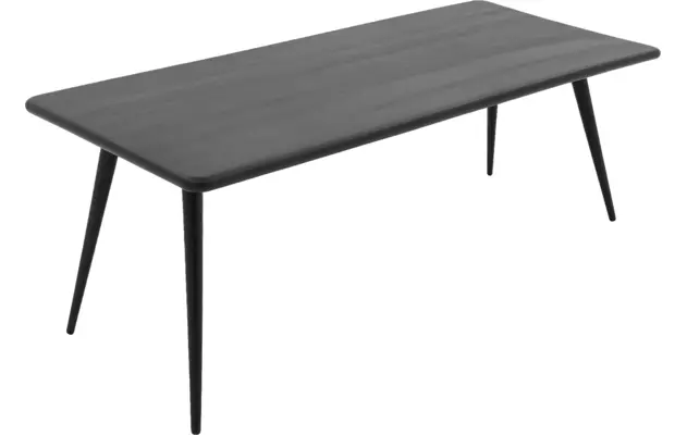 Goossens eettafel bjarte zwart eiken - 8203409-03