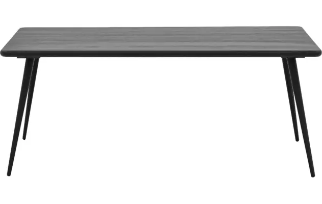 Goossens eettafel bjarte zwart eiken - 8203410-02