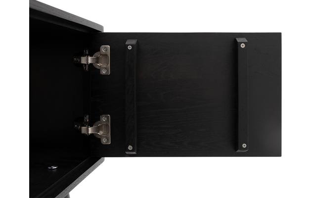 Goossens tv meubel bjarte zwart eiken - 8203423-07