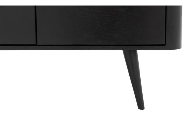Goossens tv meubel bjarte zwart eiken - 8203423-08