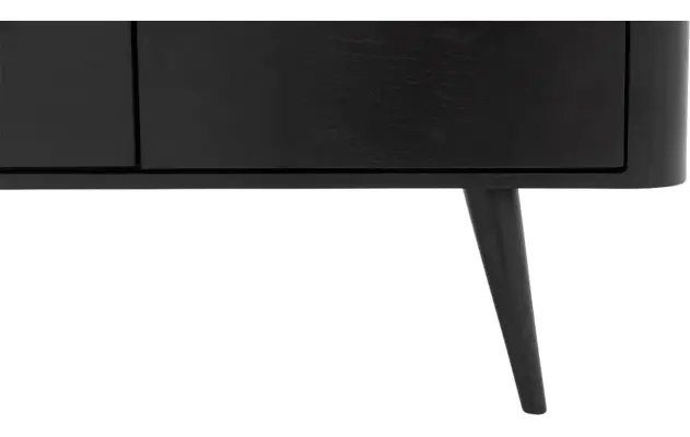Goossens tv meubel bjarte zwart eiken - 8203423-08