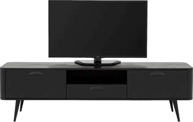 Goossens tv dressoir bjarte zwart eiken - 8203425-A-05