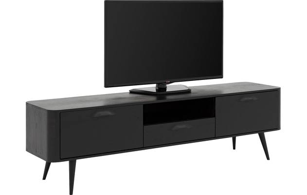 Goossens tv dressoir bjarte zwart eiken - 8203425-A-06