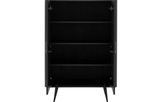 Goossens opbergkast bjarte zwart eiken - 8203430-A-03