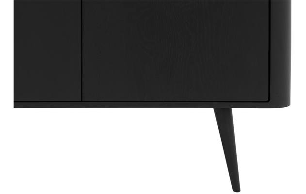 Goossens opbergkast bjarte zwart eiken - 8203430-A-05