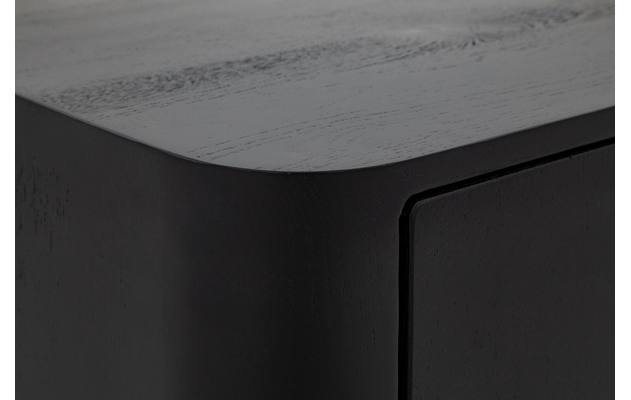 Goossens opbergkast bjarte zwart eiken - 8203430-A-06