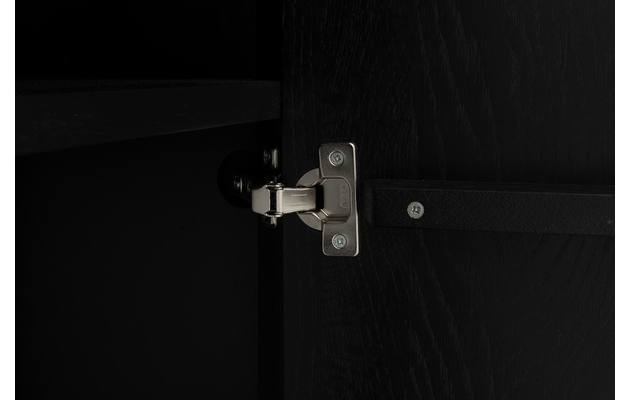 Goossens opbergkast bjarte zwart eiken - 8203430-A-08