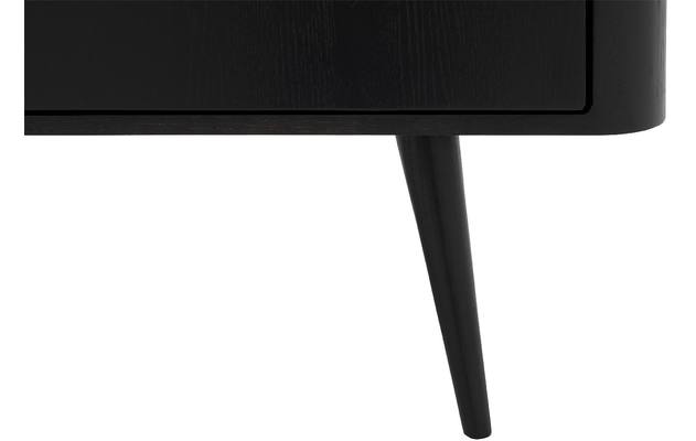 Goossens opbergkast bjarte zwart eiken - 8203431-06