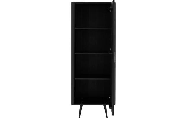 Goossens opbergkast bjarte zwart eiken - 8203431-A-03