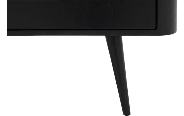 Goossens opbergkast bjarte zwart eiken - 8203431-A-06