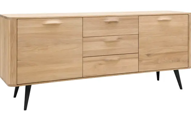 Goossens dressoir bjarte wit eiken - 8203437-02