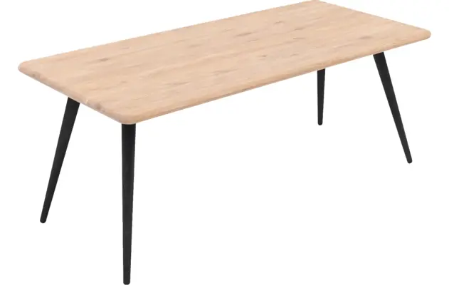 Goossens eettafel bjarte wit eiken - 8203440-03