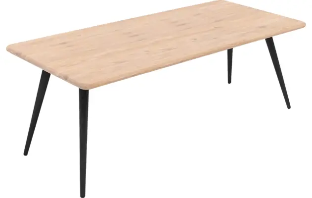 Goossens eettafel bjarte wit eiken - 8203444-03