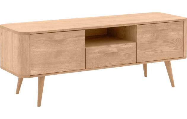 Goossens tv meubel bjarte wit eiken - 8203446-02