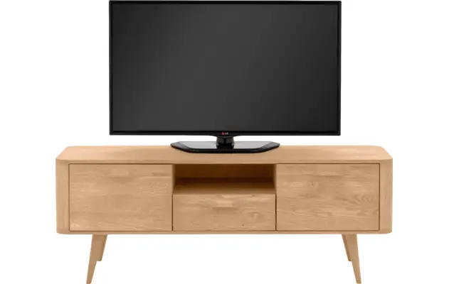 Goossens tv meubel bjarte wit eiken - 8203446-03