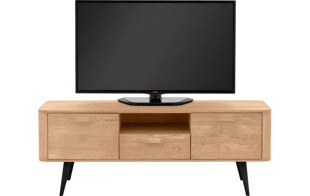 Goossens tv meubel bjarte wit eiken - 8203447-03