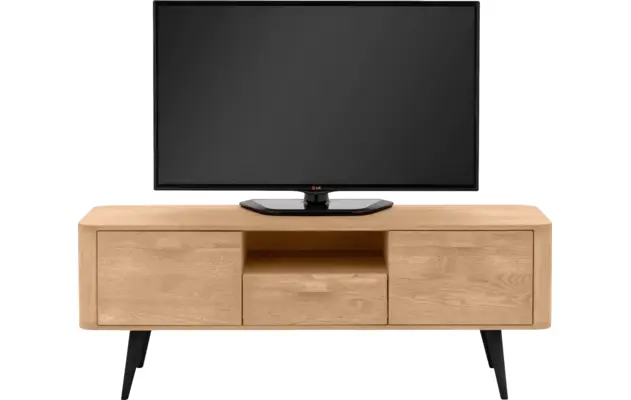Goossens tv meubel bjarte wit eiken - 8203447-03