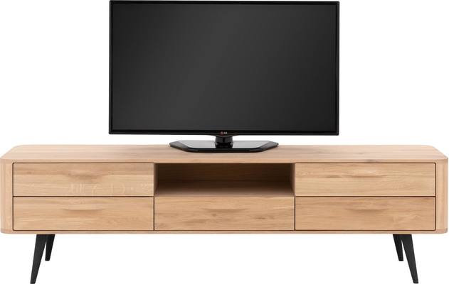Goossens tv meubel bjarte wit eiken - 8203448-03