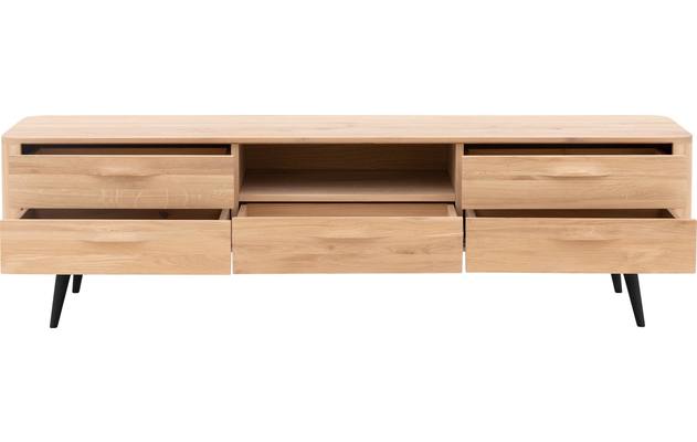 Goossens tv meubel bjarte wit eiken - 8203448-05
