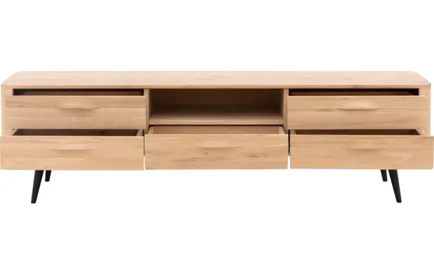 Goossens tv meubel bjarte wit eiken - 8203448-05
