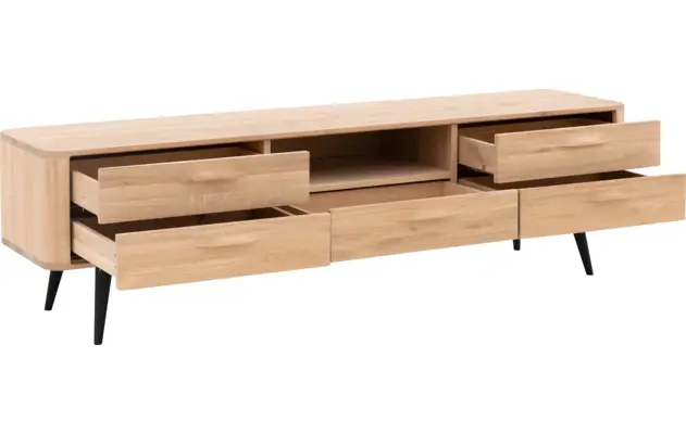 Goossens tv meubel bjarte wit eiken - 8203448-06