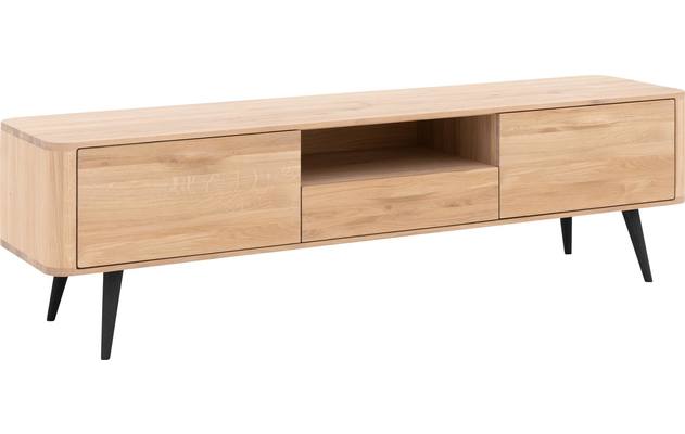 Goossens tv dressoir bjarte wit eiken - 8203449-02