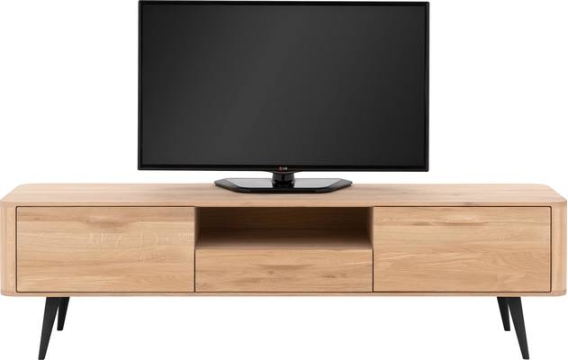 Goossens tv dressoir bjarte wit eiken - 8203449-03