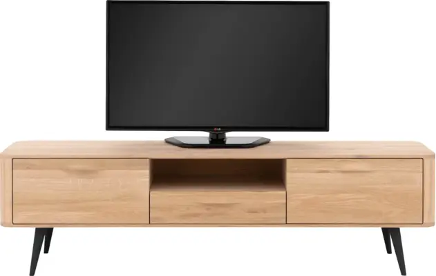 Goossens tv dressoir bjarte wit eiken - 8203449-03