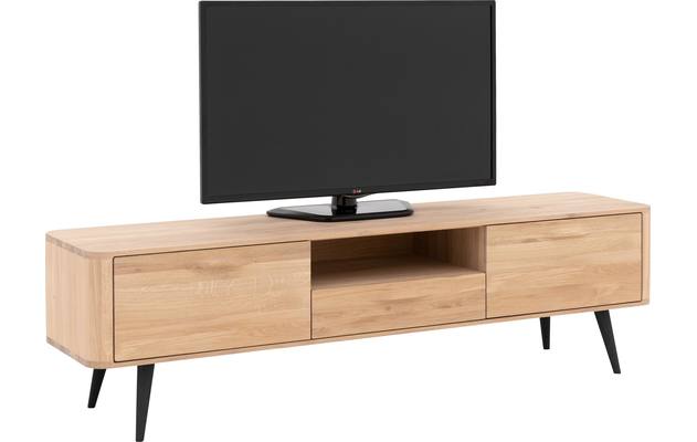 Goossens tv dressoir bjarte wit eiken - 8203449-04