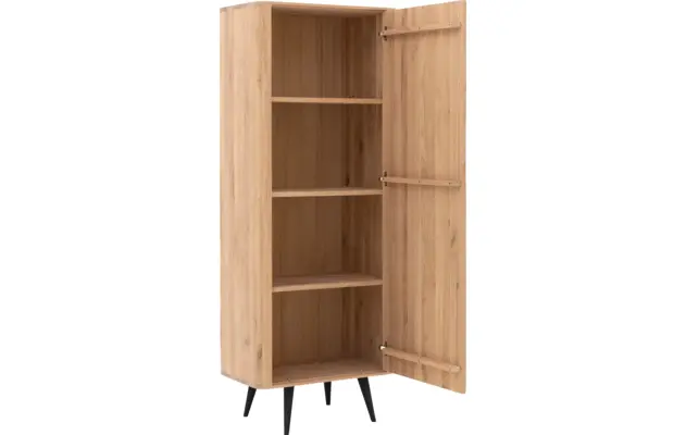 Goossens opbergkast bjarte wit eiken - 8203450-04