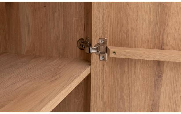 Goossens opbergkast bjarte wit eiken - 8203450-05