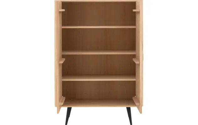 Goossens opbergkast bjarte wit eiken - 8203451-03