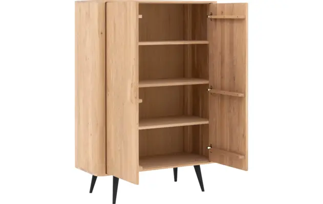 Goossens opbergkast bjarte wit eiken - 8203451-04
