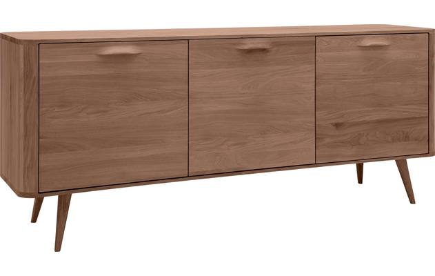 Goossens dressoir bjarte donker bruin eiken - 8203455-02