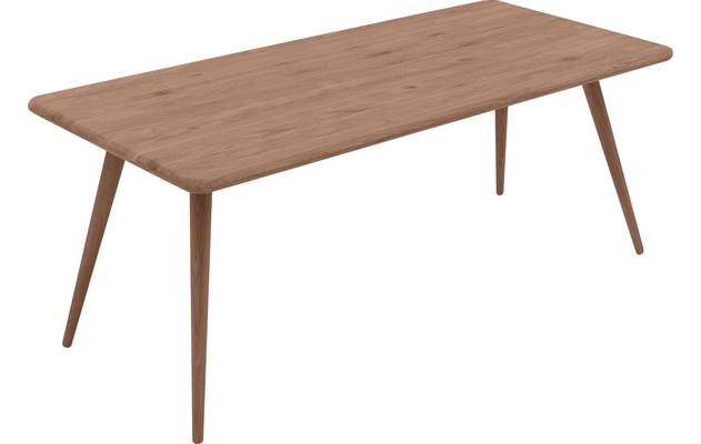 Goossens eettafel bjarte donker bruin eiken - 8203460-03