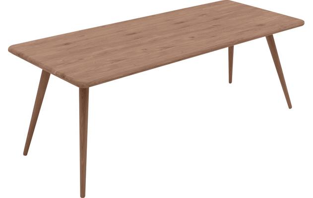 Goossens eettafel bjarte donker bruin eiken - 8203461-03