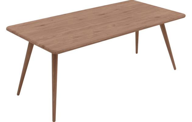 Goossens eettafel bjarte donker bruin eiken - 8203463-03