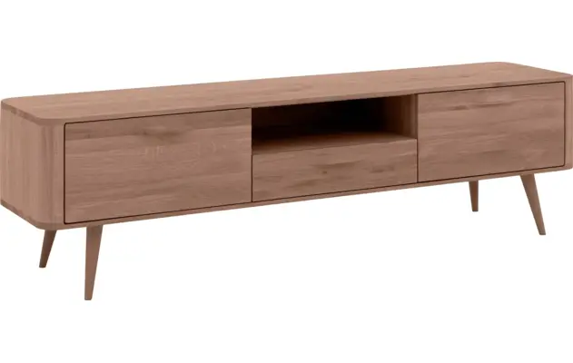 Goossens tv dressoir bjarte donker bruin eiken - 8203473-02
