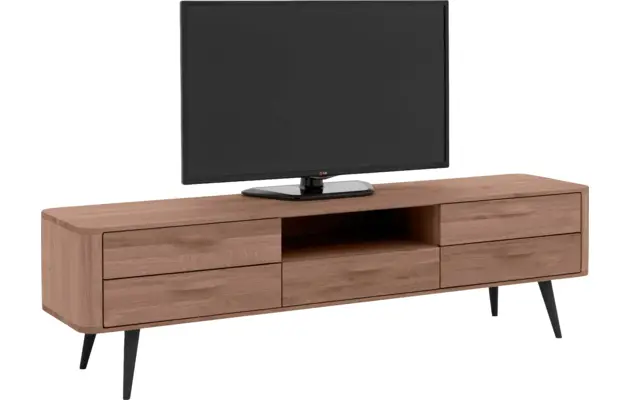 Goossens tv meubel bjarte donker bruin eiken - 8203474-04