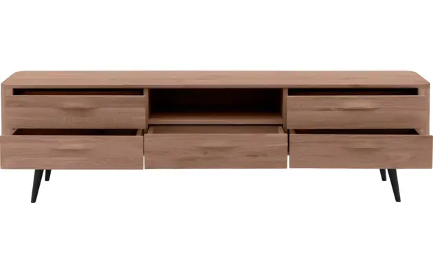 Goossens tv meubel bjarte donker bruin eiken - 8203474-05