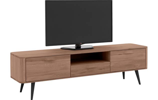 Goossens tv dressoir bjarte donker bruin eiken - 8203475-04