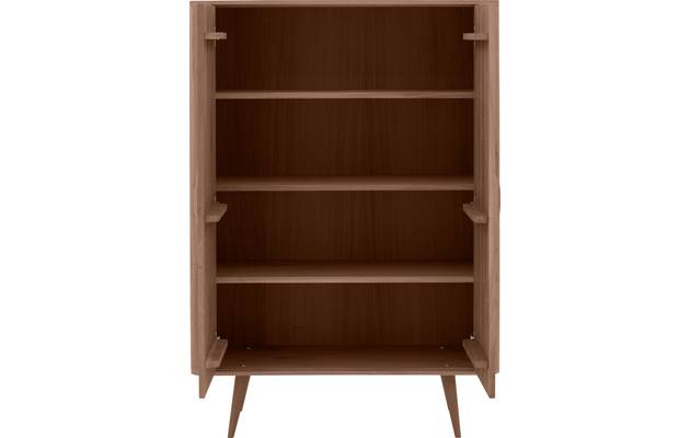 Goossens opbergkast bjarte donker bruin eiken - 8203477-03