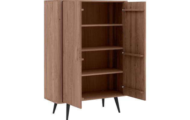 Goossens opbergkast bjarte donker bruin eiken - 8203479-04