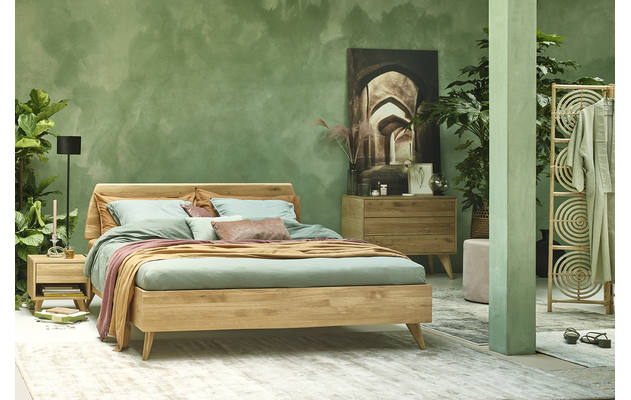 Goossens bedframe cosima blank eiken - 8203484